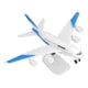 thumbnail image 4 of Modelo de avión de aleación, modelo de avión, 5 luces, avión de pasajeros, juguete con soporte de exhibición, azul, 4 of 14