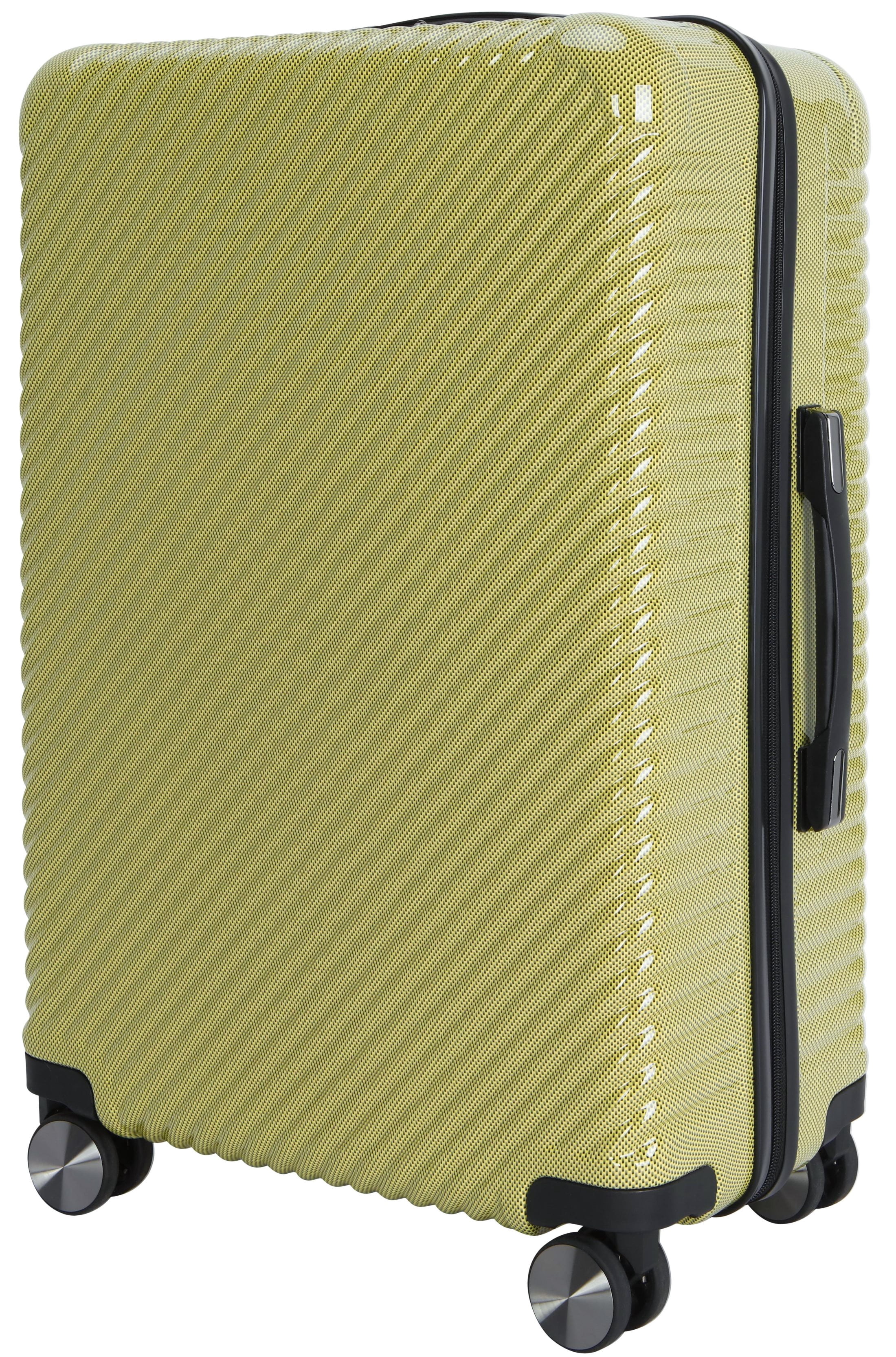 Ecotech Veer 24-inch Hardside Travel ABS Checked Luggage, Chartreuse, All Ages