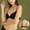 Black, variant on Generic Women's Push Up Everyday Basic Comfort Lightly Padded Underwire Plunge T-Shirt Bra Lift Up