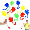 Multicolor Vinyl Sticky Hands and Feet Novelty Toy 72 Pack for Childrenâ€™s Parties - Funny Stretchy Mini Yoyo Sticky Fingers Kids Party Favors 72 Pk for Birthdays | Gags | Jokes | Stocking Stuffer