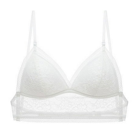 

Spdoo Women Low Back Bra Strapless Wireless Lace U-Back Lifting Bra W M