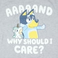 thumbnail image 2 of Bluey, Mens Graphic Tee, Should I Care, Sizes S-3XL, 2 of 3