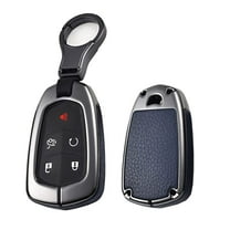 1Pcs for 2018 2019 Cadillac 4/5/6 Button Key Fob Protector Red Key Case Cover Shell for Cadillac XT5 XT6 ATS Escalade CT6 CTS XTS SRX- Keyless