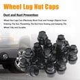 thumbnail image 4 of Set of 24 Tires Studs Wheel Lug Nut Cover Caps Fit for Chevrolet K3500, 4 of 9