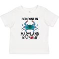 thumbnail image 3 of Inktastic Someone in Maryland Loves Me Crab Boys or Girls Baby T-Shirt, 3 of 5