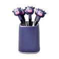 thumbnail image 2 of Juego De Tenedores Para Frutas, Acero Inoxidable Cute Cartoon Becerro Animal Postre Portátil Selecciones De Alimentos Tenedores De Oliva Pickle Grabber Para Viajes De Fiesta, 2 of 7