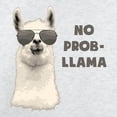 thumbnail image 3 of CafePress - No Problem Llama Sweatshirt - Crew Neck Sweatshirt, 3 of 4