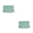 thumbnail image 3 of Minnieouse Borde de flecos de poliéster para manualidades y costura: elija una variedad de estilos Artesanía Ropa de bricolaje Borla verde claro verde claro 2Conjunto, 3 of 6