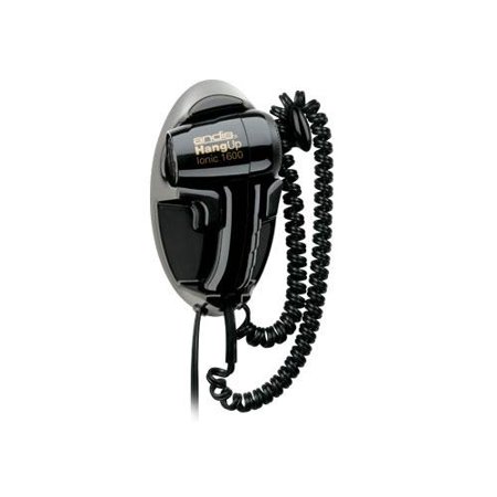 Andis Company 30970 Hang Up Ionic Mounted Dryer - 1600 Watts, Removable Air Intake Grill, Ionic Technology, 2 Settings,
