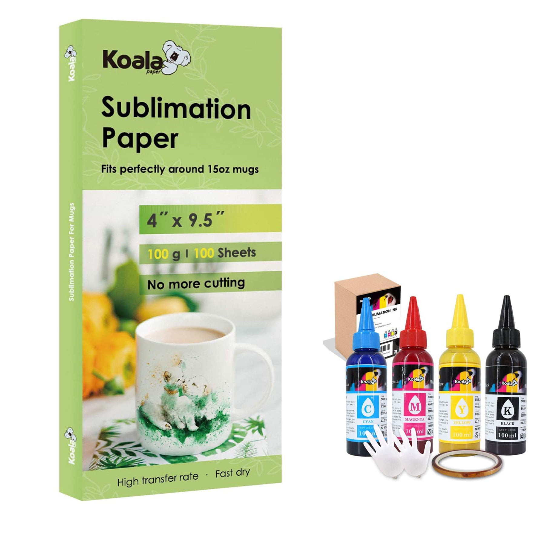 95% Transfer Rate Dye Sublimation Paper For Heat Press From Koala® Supplier