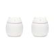 thumbnail image 3 of Tarro de té de cerámica Matsuzay para amantes del té 500ml blanco, 3 of 6