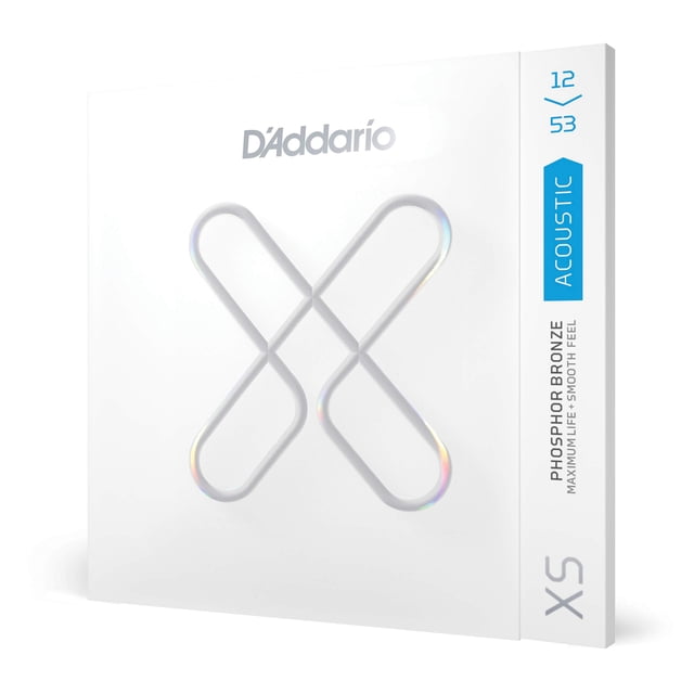 Cuerdas para guitarra acústica D'Addario XS con revestimiento de bronce fosforado
