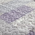 thumbnail image 4 of Donna Sharp Lavender Rose Pieced Cotton Patchwork Decorative Throw Blanket, 4 of 8