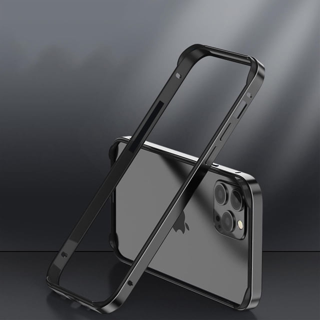 Étui Rigide Mince Cadre en Métal pour iPhone 15 Plus, Étui de Protection Cadre en Métal avec Tampon Intérieur en TPU Souple pour Protection Améliorée des Bords