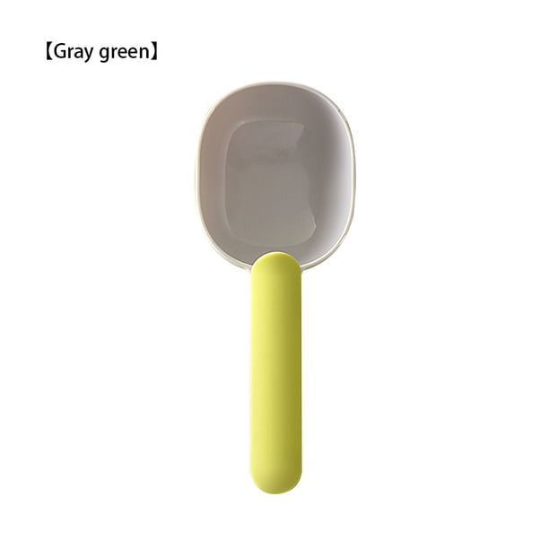 Inteprter Cuchara de arroz de cocina, cuchara de mango largo, taza de comida, vajilla de plástico, suministros de cocina, herramienta de cocina Mostrada No.03 Inteprter HA001086-03