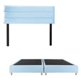 thumbnail image 1 of Box Base Cama King Size DICASA Cabecera Logan Azul Cielo, 1 of 7