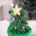thumbnail image 5 of Diadema para árbol de Navidad, gorros navideños, aro para el pelo para árbol de Navidad, regalos de fiesta, aros para el pelo, color verde (1 unidad), 5 of 5