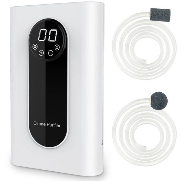 WSTA Générateur d'Ozone Portable, Machine à Ozone Polyvalente 1000mg/h pour Air, Eau, Nourriture, Maison, Bureau, Chasse