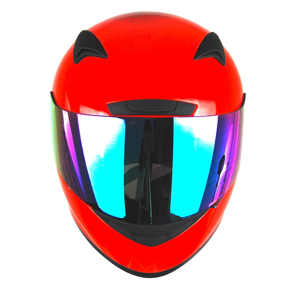 1STORM MOTORCYCLE FULL FACE HELMET BIKE BOOSTER G335CLS GLOSSY RED