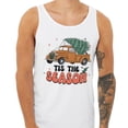 thumbnail image 2 of Retro Tis the Season Tank Top Unisex Large White, 2 of 5