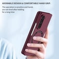 thumbnail image 6 of Magnetic Phone Case for Samsung Galaxy Z Fold5 5G Compatible with Magsafe, Military-Grade Shockproof Case with Built-in Magnet Circle for Samsung Galaxy Z Fold 5, MS Claret, 6 of 18