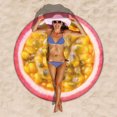 thumbnail image 4 of ¡Venta caliente! Toalla de playa de microfibra Toalla de baño absorbente para mujeres y niños, Toalla de playa Toallas livianas súper absorbentes de secado rápido Impresión de máscara de manta, 4 of 4