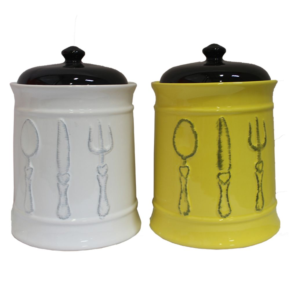 Charming Ceramic Jar With Lid