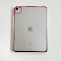 Allytech iPad 10.2 Case, iPad 9th 8th 7th Generation Case, Clear Transparent Gradient Color Anti-Scratch Shockproof Drop Proof Ultra Slim Cover Case for Apple iPad 10.2" Case 2021/2020/2019 - Rose