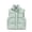 #A08-Light Green, variant on Abcomgle Girls Puffy Vests Size 10-12 Stand Collar Sleeveless Vest Jacket for Girls Lightweight Zip Up Padded Kids Vest Winter Fashion Quilted Vest Waistcoat
