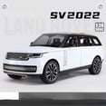 thumbnail image 1 of 1:24 2022 Land Rover Range Rover SV SUV Alloy Model Car Toy Diecasts Casting Sound and Light Car Toys For Children Vehicle C523 White No box, 1 of 6