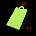 thumbnail image 2 of Unique Bargains Plastic Washboard Clothes Washing Board 315mm Length Light Yellow for Home Essential, 2 of 4