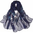 thumbnail image 1 of GFDYREE Foulards pour Femmes Légères Foulards de Mode Imprimé Motif Floral Châle, 1 of 4