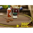 thumbnail image 5 of 10" Acacia Wood Lazy Susan Organizer Kitchen Turntable for Cabinet Pantry Table Organization, 5 of 7