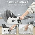 thumbnail image 6 of MINGYI 4-in-1 Foldable Baby High Chair for Boys and Girls,Infants & Toddlers (0-4 Years) - Height Adjustable,Portable Dining Chair with Wheels(Gray), 6 of 11