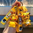 thumbnail image 3 of LLavero de Pokémon de dibujos animados de Anime Kawaii, lindo llavero de coche de Pikachu, llavero de mochila, adornos colgantes, regalos de joyería para amigos, nuevo, 3 of 5