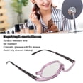 thumbnail image 3 of Gafas De Lectura De Maquillaje, Gafas De Maquillaje Con Lupa Elegantes Y Portátiles Abatibles A La Moda Con Estuche Para Mujeres Para Viajes, 3 of 7