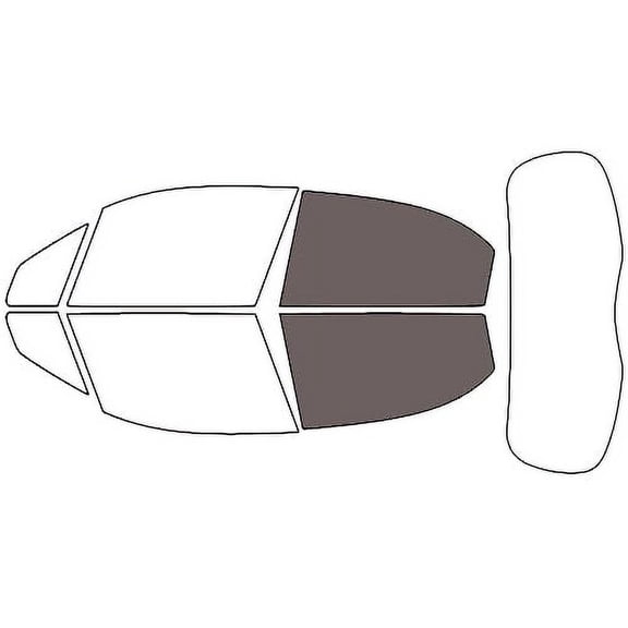 Avery Dennison NR Nano Ceramic IR Window Tint Kit Compatible with Fiat 500X 2016-2023 - Back Precut