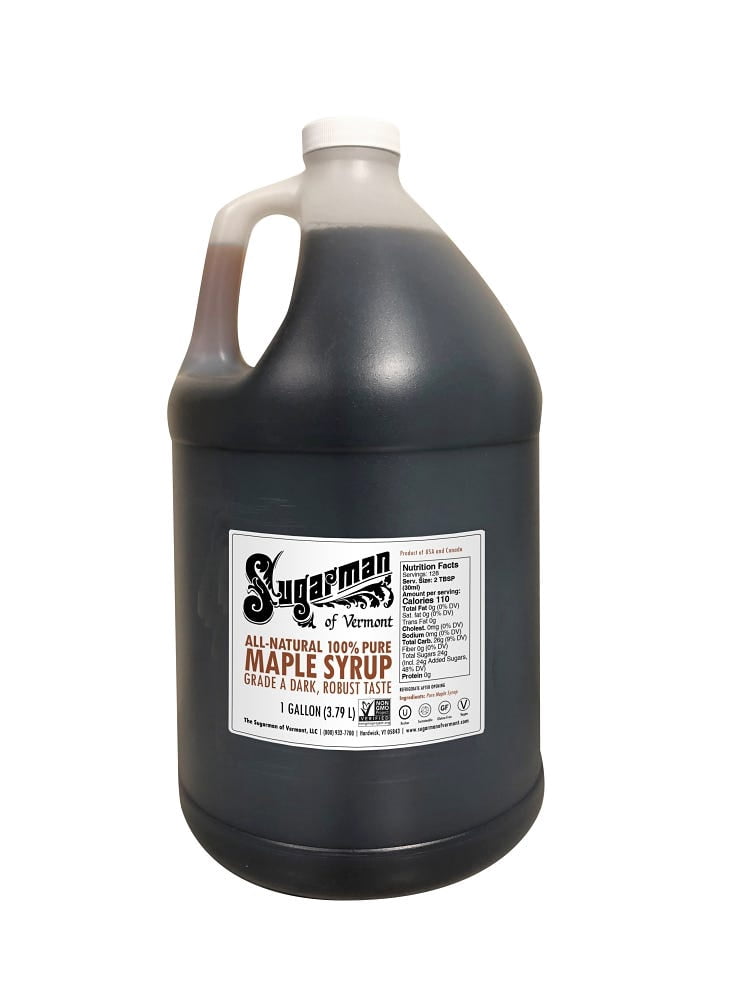 Sugarman Robust Pure Dark Maple Syrup, 1 gal, 1 Pack