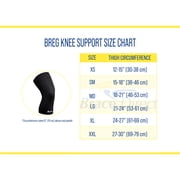 Breg Knee Stabilization Support Brace for Arthritis & Joint Pain - Professional Compression Relief
