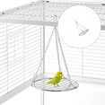 thumbnail image 2 of Sturdy Metal Chain Suspended Small Hammock Stainless Steel For Birds And Hamsters Scratch Platform, 2 of 8
