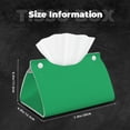 thumbnail image 5 of Cauagu Forestgreen for Large Tissue Box Cover Rectangular–Plus Size Rectangle Tissue Box Holder Long Tissue Holder for Bathroom/Car/Office Decor 7.9X4.9X4.9'', 5 of 7