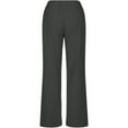 thumbnail image 5 of SOMER Pants for Women Flowy Casual Drawstring Waist Wide Leg Loose Cotton Linen Palazzo Pants with Pocket, 5 of 6