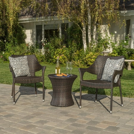 Garuda Wicker 3 Piece Patio Chat Set Walmart Com