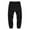 Black, variant on Htigea Clearance Mens Drawstring Sweatpants Cotton Casual Jogging Athletic Pants 2024 Basic Solid Cinch Bottom Training Pants with Pockets S-3XL