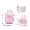 thumbnail image 2 of Girls Backpack Set, Cute School Backpack for Teens Girls Kids Bookbags for Elementary High School Women Laptop Bags Daypacks Set With Lunch Bag and Pencil Case, 2 of 6