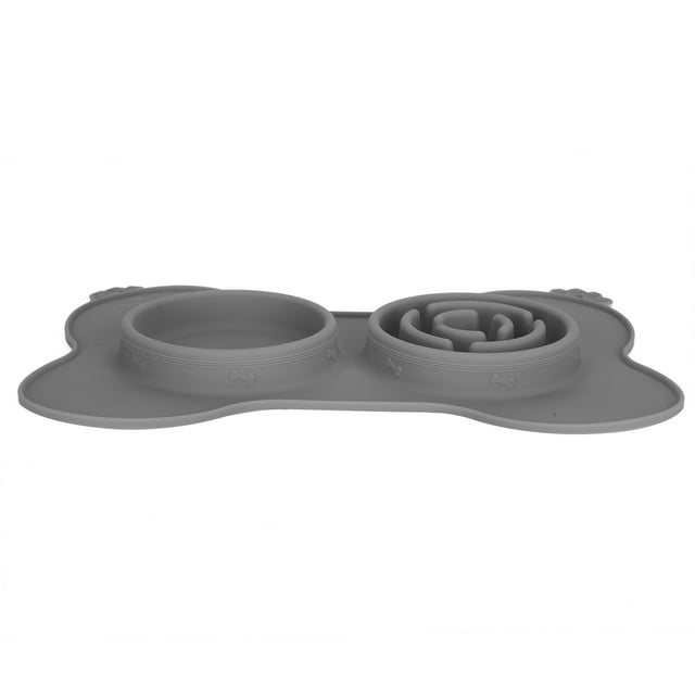Cuencos de alimentación portátiles para perros y mascotas, plato alimentador de silicona para cachorros y gatos, suministros para mascotas