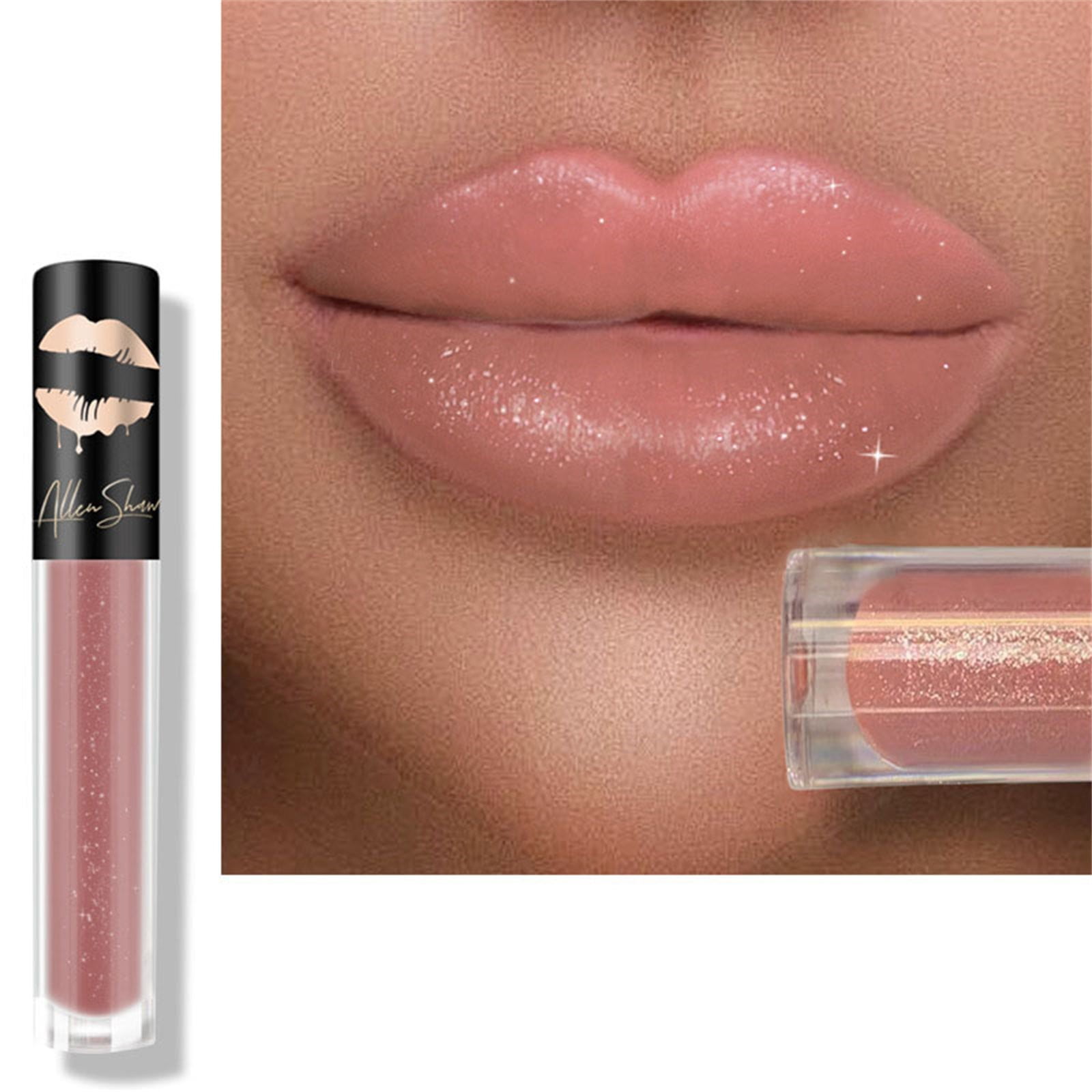 DODAMOUR 2 Pack Lipstick Travel Case, Leather Diamond Lip Gloss