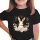 thumbnail image 1 of Manga Corta Crop Top para Niños con Lindo Estampado de Pascua, Cuello Redondo Casual Graphic Tee para 3-14 Años, Tela Suave Transpirable, 1 of 5