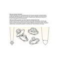 thumbnail image 3 of 1/3 Carat (Ctw H-I, SI1-SI2) Lab-Grown Diamond Solitaire Halo Pendant Necklace in 14K White Gold with Chain for Women, 3 of 5