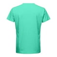 thumbnail image 5 of Men's Casual V Necks Short Sleeve T-Shirt Trendy Solid Design Lightweight Summer Top for Daily Wear, 5 of 5